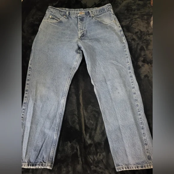 Wrangler - Mens Jeans, Relaxed Fit - Size 36x30 - Picture 2 of 6